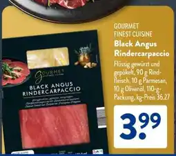 Aldi Süd Black Angus Rindercarpaccio Angebot