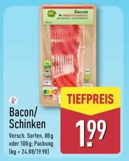 Aldi Nord Bacon/Schinken Angebot