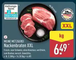 Aldi Nord MEINE METZGEREI Nackenbraten XXL Angebot