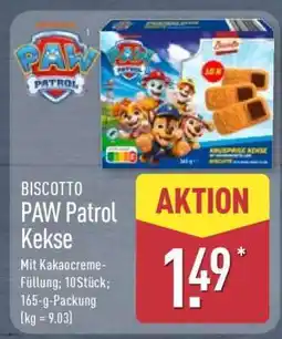 Aldi Nord BISCOTTO PAW Patrol Kekse Angebot