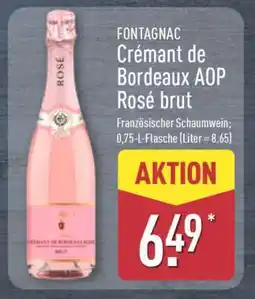 Aldi Nord FONTAGNAC Crémant de Bordeaux AOP Rosé brut Angebot