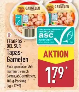Aldi Nord TESOROS DEL SUR Tapas-Garnelen Angebot