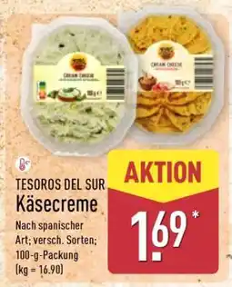 Aldi Nord TESOROS DEL SUR Käsecreme Angebot