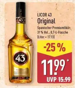 Aldi Nord Licor 43 Original Angebot