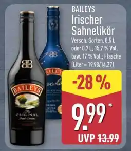 Aldi Nord BAILEYS Irischer Sahnelikör Angebot
