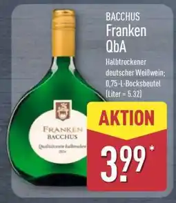 Aldi Nord BACCHUS Franken QbA Angebot
