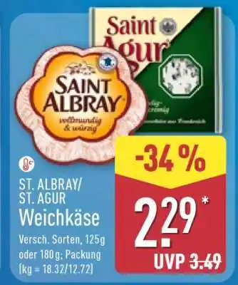 Aldi Nord ST. ALBRAY/ ST. AGUR Weichkäse Angebot
