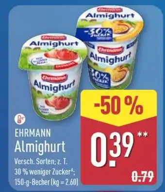 Aldi Nord EHRMANN Almighurt Angebot