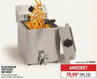 METRO ELEKTRISCHE FRITTEUSE GDF3008 Angebot