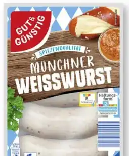 Edeka Gut & Günstig Delikatess Münchner Weißwurst Angebot