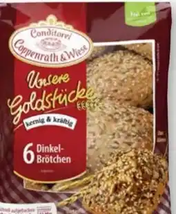 Edeka Coppenrath & Wiese Unsere Goldstücke Dinkelbrötchen Angebot