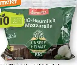 Scheck-in-Center Unsere Heimat Echt & Gut Bio-Heumilch Mozzarella Angebot