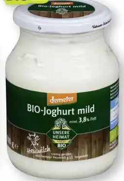 Scheck-in-Center Unsere Heimat echt & gut Bio-Joghurt mild Angebot