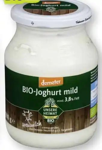 Scheck-in-Center Unsere Heimat echt & gut Bio-Joghurt mild Angebot