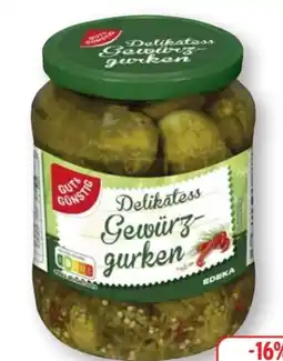 Edeka Gut & Günstig Delikatess Gewürzgurken Angebot