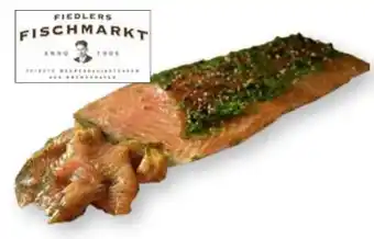 Scheck-in-Center Fiedlers Fischmarkt Norweger Lachs Graved Art Angebot