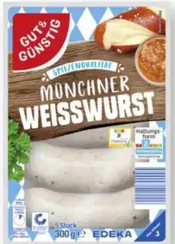 Scheck-in-Center Gut & Günstig Münchner Weisswurst Angebot
