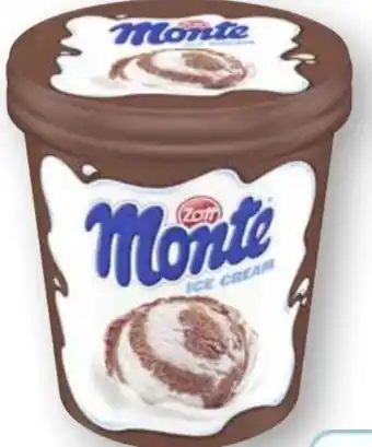 Scheck-in-Center Zott Monte Milcheis Angebot