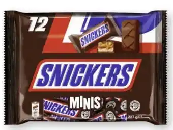 Scheck-in-Center Snickers Riegel Minis Angebot