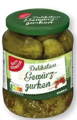 Scheck-in-Center Gut & Günstig Delikatess Gewürzgurken Angebot