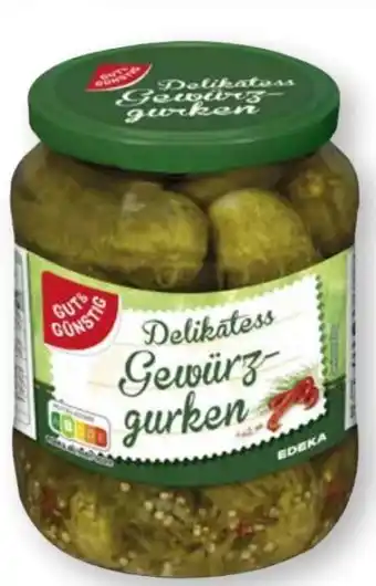 Scheck-in-Center Gut & Günstig Delikatess Gewürzgurken Angebot