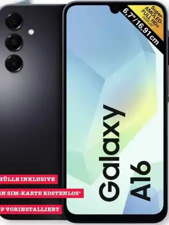 Scheck-in-Center Samsung Galaxy A16 Smartphone Angebot