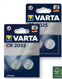 Scheck-in-Center Varta CR2032 Batterien Angebot
