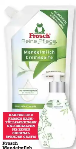 Scheck-in-Center Frosch Mandelmilch Cremeseife Angebot