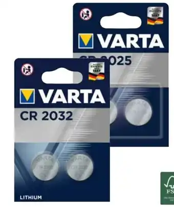 Edeka Varta CR2032 Batterien Angebot
