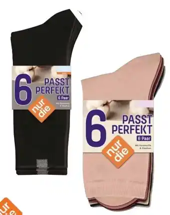 Edeka nur die Damen-Socken 6er-Pack Angebot