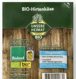 Edeka Unsere Heimat Echt & Gut Bio-Hirtenkäse Angebot