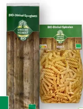 Edeka Unsere Heimat echt & gut Bio-Dinkel Teigwaren Angebot