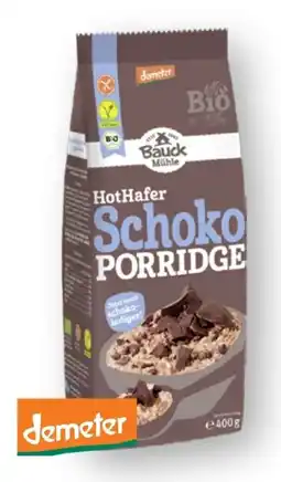 Edeka Bauckhof Bio Porridge Hot Hafer Schoko Angebot