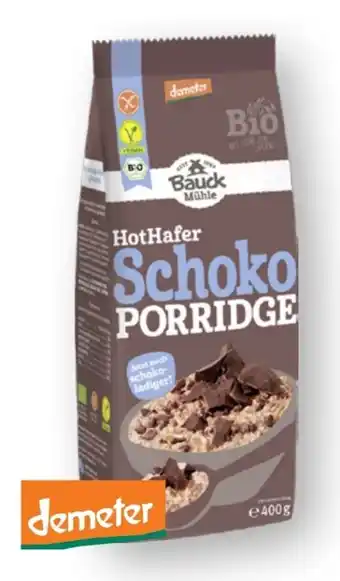 Edeka Bauckhof Bio Porridge Hot Hafer Schoko Angebot