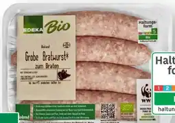 Edeka Edeka Bio Grobe Bratwurst Angebot