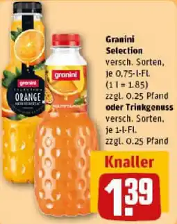 REWE Granini Selection oder Trinkgenuss Angebot