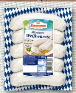nahkauf Fleischwerke Zimmermann 5 Münchner Weißwürste Angebot
