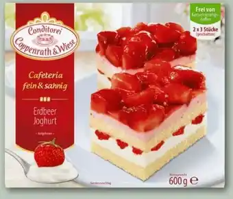 REWE Center Coppenrath & Wiese Cafeteria fein sahnig Erdbeer-Joghurt Angebot