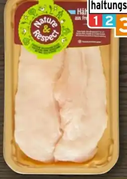 REWE Center Nature & Respect Freiland Hähnchen Minutenschnitzel Angebot