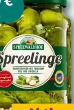 REWE Center Spreewaldhof Spreelinge Gewürzgurken Angebot