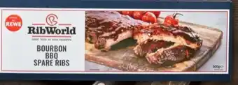 REWE Center Rib World Bourbon BBQ Spare Ribs Angebot