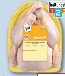 REWE Center ja! Frisches Ganzes Hähnchen Angebot