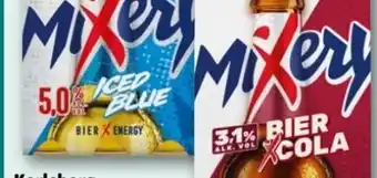REWE Center Karlsberg MiXery Iced Blue Bier X Energy Angebot