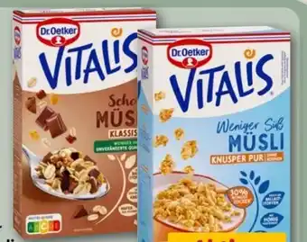 REWE Center Dr. Oetker Vitalis Schoko Müsli Angebot