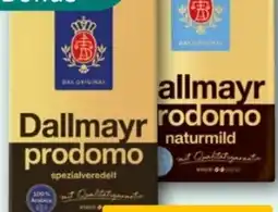 REWE Center Dallmayr Kaffee Prodomo Naturmild Angebot