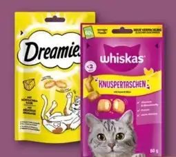 REWE Center Whiskas Katzensnack Knuspertaschen Angebot