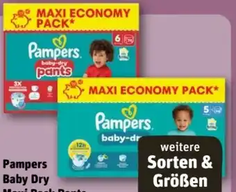 REWE Center Pampers Baby-Dry Pants Maxi Pack Angebot