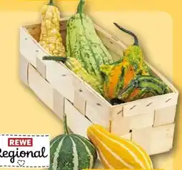 REWE Center Rewe Regional Zierkürbisse im Korb Angebot