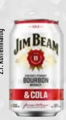 trinkgut Jim Beam Kentuckey Straight Bourbon Whiskey & Cola Zero Angebot