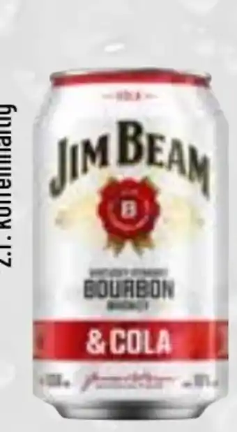 trinkgut Jim Beam Kentuckey Straight Bourbon Whiskey & Cola Zero Angebot